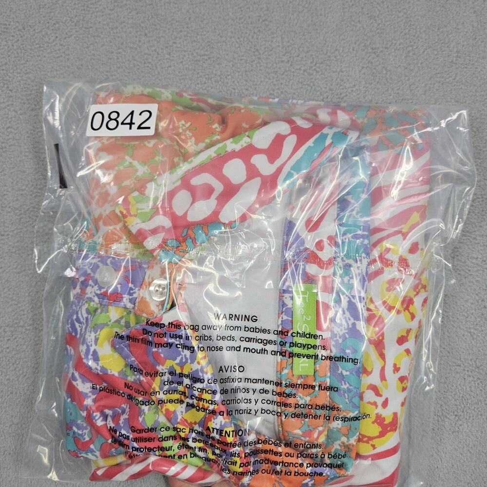 Tee 2 Sea Golf Dress Womens Size XL Nautical Beachy Sleeveless Pink Multi Pocket - Picture 10 of 10